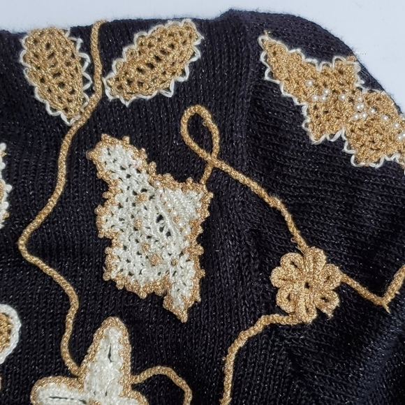 Vintage Ugly Christmas Sweater Beaded Jaclyn Smith - Picture 4 of 4